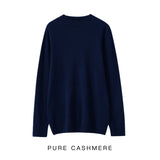 Line Ready-Wear 100% Pure Wool 2026 Autumn And Winter New Men's Loose Half-High-Neck Solid Color Knitted Sweater