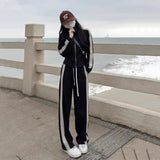 Sports Suit Women 2025 Spring And Autumn New Korean Version Of Loose Temperament Short Coat Fashion Casual Two Sets