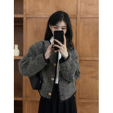 Small Scented Coat Female French Retro Spring And Autumn High-End Vintage Short Jacket Jacket Jacket Autumn And Winter