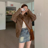 2026 Spring And Autumn New Old Money Wind Jacket Lady Medard Wears Sichuan Tourism Autumn Curry Coat