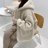 Lamb Wool Coat Women 2026 New Winter Version Of Korean Version Of Loose Korean Version In The Trend Thicken Of The Top Woman