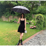 Hepburn Black Sling Dress Women's Summer 2026 New Hot Girl Temperament Small Black Dress To The Waist Thin A Word Skirt