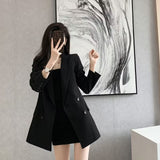Chic Small Suit Jacket Female Korean Version Of Spring And Autumn 2025 New British Style Loose Leisure Lady Suit Top