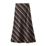 Vintage Sleaks Half-Dress Women's Autumn New High-Waisted Pendant Long Dress Bag Hip Fishtail Skirt 5002