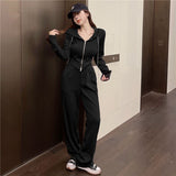 2025 New Women's Spring And Autumn Slimmed Sports Suit Casual Fashion Design Top Pants Two Sets