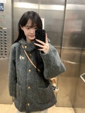 Cotton Thick [There Is Inner] 2025 New Autumn And Winter High-End Wool Coat Female Noble Coat