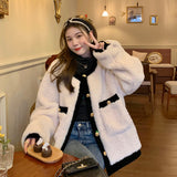 Tmall Quality # Imitation Lamb Wool Coat Women Autumn And Winter 2025 New Loose Fried Street Temperament Long-Sleeved Top