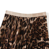 Vintage Leopard-Print Windy Half-Dress 2026 Spring New High-Rise Thin Fashionable Long Skirt D9908