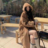 2025 New Thicken Long-Wearing Cotton Clothes Design Feel Lamb Wool Coat Women Winter Coat Tide