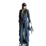 2026 Autumn New And A And A And A Small Fragrant Brown Top Broad Leg Pants Two Sets Of Women