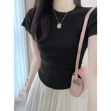 Summer Dress Gentle Wind Lady Wears Women's Suit Dress Korean Drama Temperament High-End Two Sets Of Chic Korean Style