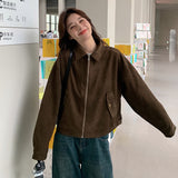 Maillard Short Velvet Jacket Women's Spring And Autumn Dress Retro Lazy Chic And Cool And Fur Jacket Jacket