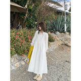Yellow Vest Dress Suit Women's Long 2026 Spring New Super-Good-Looking White Shirt Skirt Two Sets