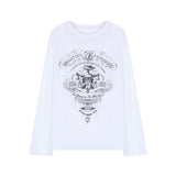 Lazy Style Design Letter-Print Sunscreen T-Shirt Women's Summer New Casual Loose Perspective Cover Top