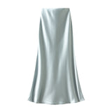 High Waist Display Thin Long Skirt Femininity Femininity Ass Fish Tail Dress 2025 Spring And Summer Hanging Skirt 9937