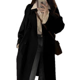 High-End Karat Color Wind Coat Woman 2025 New Autumn And Winter This Year's Popular Small Long Coat